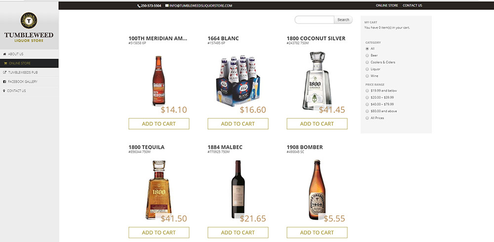 ecommerce website